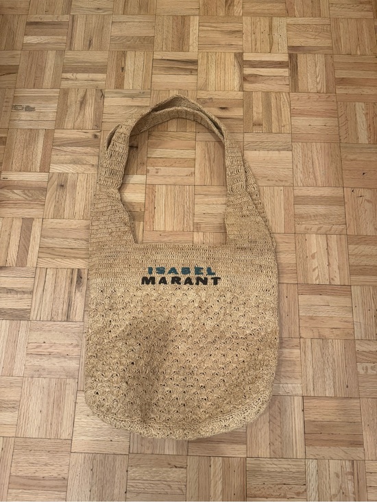 Isabel Marant Handbags - Isabel Marant Natural Beige Crochet Shoulder Tote